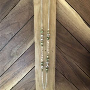 Green and Silver Paparazzi Necklace